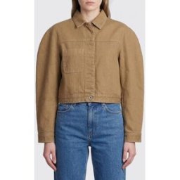 Jacquemus Giacca Ovalo in cotone Beige Taglia 34
