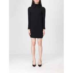 Semicouture Abito Gianni in cady di viscosa Nero Taglia 40