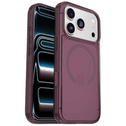 OTTERBOX Symmetry Series Clear MagSafe Cover per iPhone 17 Pro,super resistente a shock e cadute,sottile, testata 3x norme MIL-STD 810G, Trasparente/Rosa