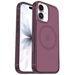 OTTERBOX Symmetry Series Clear MagSafe Cover per iPhone 17,super resistente a shock e cadute,sottile, testata 3x norme MIL-STD 810G, Trasparente/Rosa