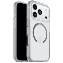 OTTERBOX React Series MagSafe Cover per iPhone 17 Pro Max,super resistente a shock e cadute,ultrasottile, testata norme MIL-STD 810G, Trasparente