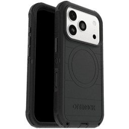 OTTERBOX Defender Series Pro MagSafe Cover per iPhone 17 Pro,antiurto e resistente alle cadute,sottile, testata 7x norme MIL-STD 810G, Nero