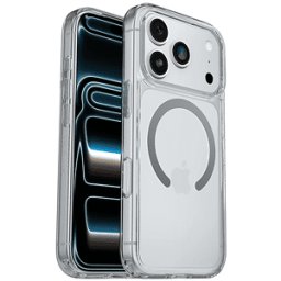 OTTERBOX Symmetry Series Clear MagSafe Cover per iPhone 17 Pro,super resistente a shock e cadute,sottile, testata 3x norme MIL-STD 810G, Trasparente