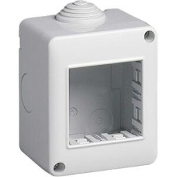 Tecnomat CONTENITORE DA PARETE KML 2 MODULI COMPATIBILE GW SYSTEM 66x82x55 mm