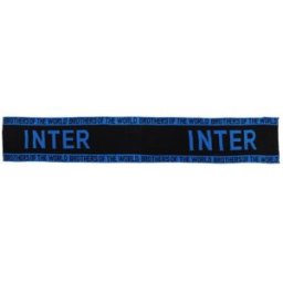 Imma Sciarpa Calcio Inter Jacq Nero Azzurro TU