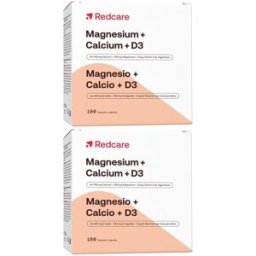 RedCare Magnesio + Calcio D3 2x180 pz Capsule