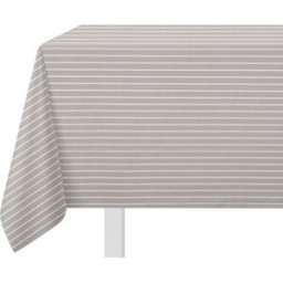 KASANOVA Tovaglia 140x180 cm cotone tinto filo righe chiare