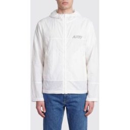 Autry Giacca a vento con cappuccio e logo Bianco Taglia S