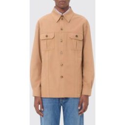 Valentino Garavani Giacca camicia in cotone Cammello Taglia 50