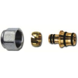FAR Adattatore Per Tubo Multistrato Con Calotta ø20x2,5 mm Per Impianti Di Riscaldamento e Raffrescamento