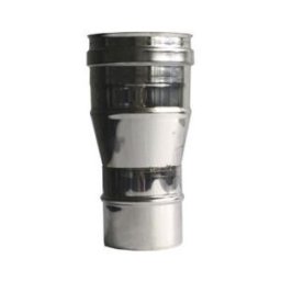 Tubo Aumento Monoparete in Acciaio Inox Ø M 100 / 130 F