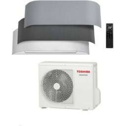 Toshiba Climatizzatore Haori Bianco 9000 btu con Rivestimenti in Tessuto Inclusi Inverter R-32 Wi-Fi Classe A+++