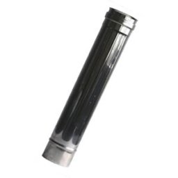 Tubo Monoparete in Acciaio 316 Inox Lunghezza 1mt Ø 120 mm