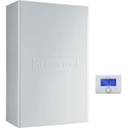 Ariston Caldaia a Condensazione per Esterno Cares Premium Ext 30 kW EU Metano/Gpl Completa Di Kit Scarico Fumi ADATTATORE SDOPPIATO