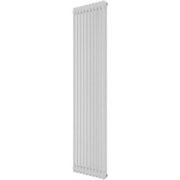 Cordivari Radiatore Acciaio Tubolare Ardesia Bianco RAL 9010 2 Colonne H 1800 Interasse 1744 W2144 a 16 Elementi con Kit Tappi