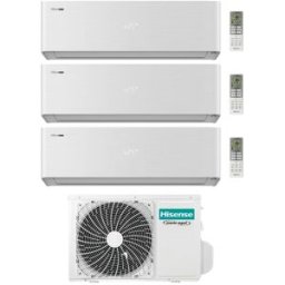 Hisense Climatizzatore Energy Pro X Trial Split 9+9+18 con 3AMW72U4RJC Inverter Wi-Fi R-32 Classe A++