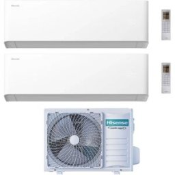 Hisense Climatizzatore UNI HB Dual Split 12+18 con 3AMW72U4RJC Inverter Wi-Fi R-32 Classe A++
