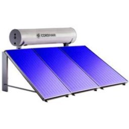 Cordivari Sistema Solare a Circolazione Naturale Panarea 300 L 6,00 mq con Struttura Tetto Piano + Liquido Solare