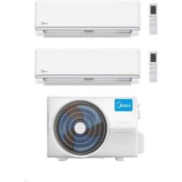 Midea Climatizzatore Dual Split serie Elegance 9+24 con M5OE-42HFN8-Q Inverter R 32 Wi-Fi optional Classe A++