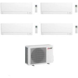Mitsubishi Climatizzatore Quadri Split Linea Plus MSZ-AY VGK 9+9+12+12 con MXZ-4F80VF Inverter R-32 Wi-Fi Classe A++