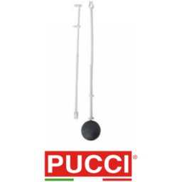 Pucci Gruppo completo sfera con astina ricambio originale 80006261 Conf. 3 pezzi