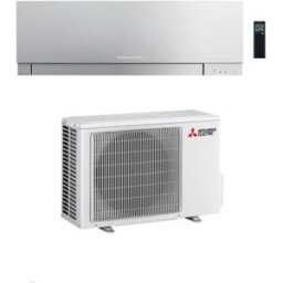 Mitsubishi Climatizzatore Monosplit Linea Kirigamine Zen MSZ-EF 9000 btu MSZ-EF25VGKS Silver Inverter R-32 Wi-Fi Classe A+++