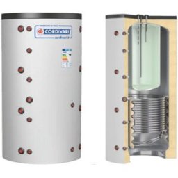 Cordivari Termoaccumulatore Combi 2 WB 500 L con 1 Scambiatore Fisso in Polywarm