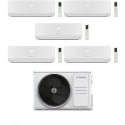 Bosch Climatizzatore Penta Split Climate 3200i 7+7+12+12+12 con 5000M 125/5 E Inverter R 32 Wi-Fi Optional Classe A++