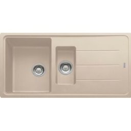 Franke 114.0276.137 Lavello Cucina 1 Vasca E Mezza Da Incasso Con Gocciolatoio Reversibile Larghezza 97 Cm Materiale Fragranite Serie Boston Bfg Colore Avena - 114.02766.137