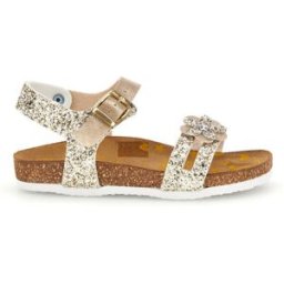 Sandali oro in vera pelle con glitter Pittarello bio 257A007SR 35