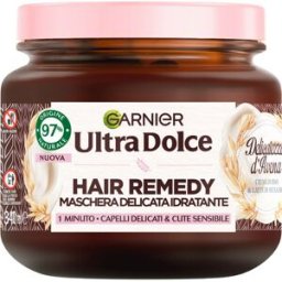 GARNIER Ultra Dolce Hair Remedy Delicatezza D'Avena Maschera Idratante Per Capelli Delicati 340 Ml