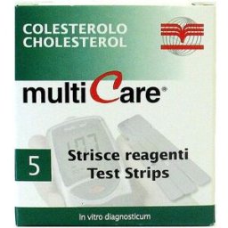 Biochemical System Intern. Multicare IN Colesterolo 5 Strisce Reattive