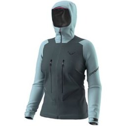 Dynafit Giacca da sci alpinismo da donna Blacklight 3L con cappuccio azzurro XS