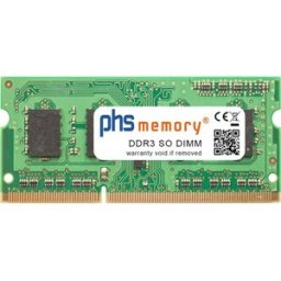 PHS-memory 4GB di memoria RAM per HP ENVY 15-j010us DDR3 SO DIMM 1600MHz PC3L-12800S (HP ENVY 15-j010us, 1 x 4GB), Memoria RAM (modelli specifici)