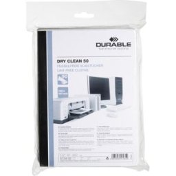 Durable, Pulizia PC + periferiche, Salviette Dry Clean 50 salviette (50x)