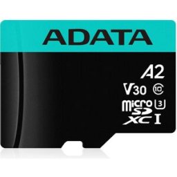 Adata Adattatore Premier Pro Incl. (128 GB, microSDHC, U3, UHS-I), Scheda di memoria, Nero, Blu