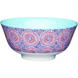 4x Kitchen Craft Ciotola in gres, Ciotola + Scodella, Blu