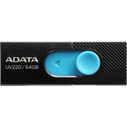 Adata Unità flash USB UV220 (64 GB, USB-A), Chiavetta USB, Nero, Blu