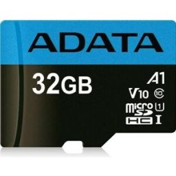 Adata Adattatore Premier Incl. (32 GB, microSDHC, U1, UHS-I), Scheda di memoria, Nero, Blu