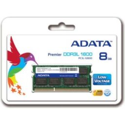 Adata Serie Premier (1 x 8GB, 1600 MHz, DDR3L-RAM, SO-DIMM), Memoria RAM, Verde