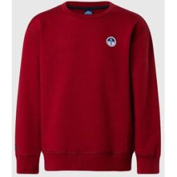 North Sails Felpa con patch logo Red dahlia 4
