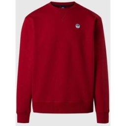 Felpa con patch North Sails Red dahlia 4XL
