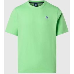 North Sails T-shirt con patch logata Summer green 3XL
