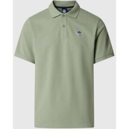 North Sails Polo con patch logo Iceberg green XXL