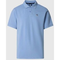 North Sails Polo con patch logo Light blue 4XL