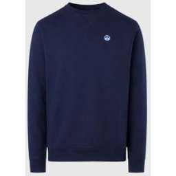 North Sails Felpa con patch logo Navy blue S