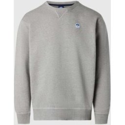 Felpa con patch North Sails Medium grey melange XL