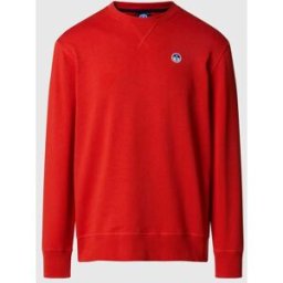 North Sails Felpa con patch logo Molten lava 3XL
