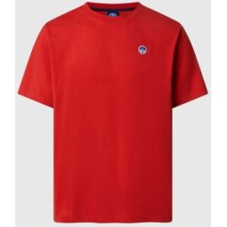 North Sails T-shirt con patch logata Molten lava S