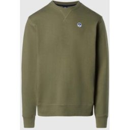 North Sails Felpa con patch logo Deep green M